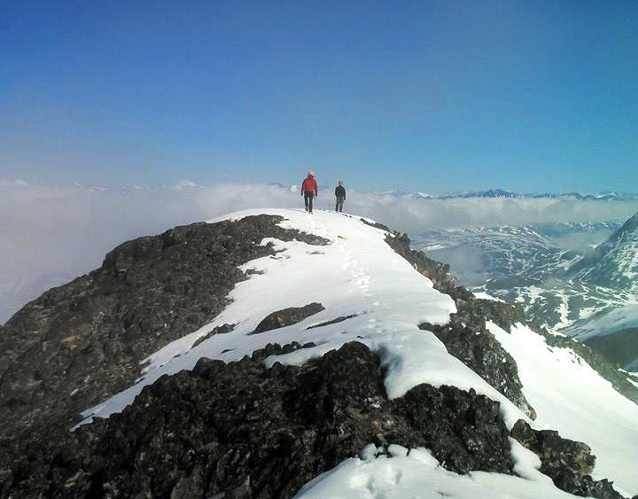 Alpine hiking and mountaineering at the White Pass